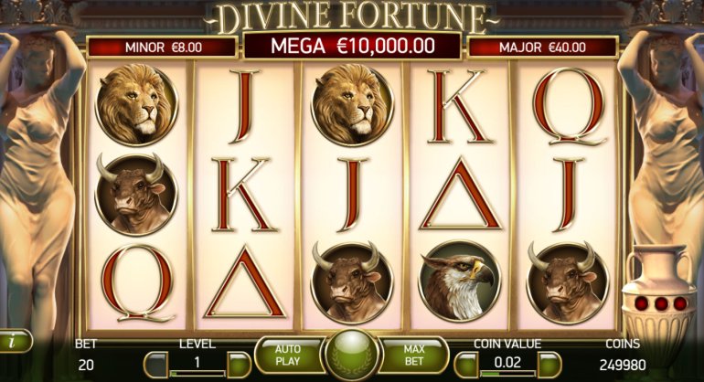 Slot machine Divine Fortune